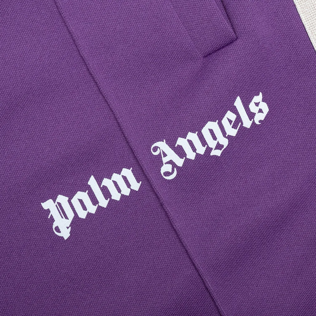 Classic Track Pants - Purple/Off-White